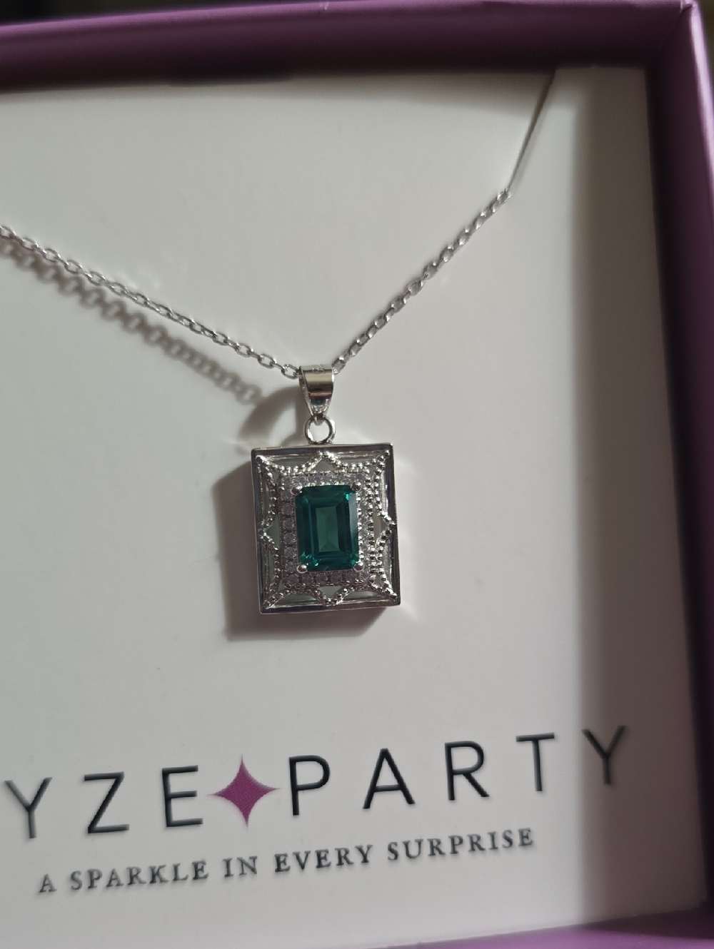New With Box Ryze Sterling Silver Necklace.